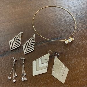 Earrings and necklace bundle sale